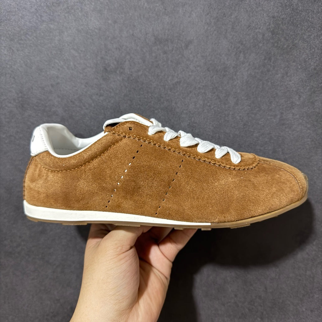 Miu Miu Plume Suede Sneakers