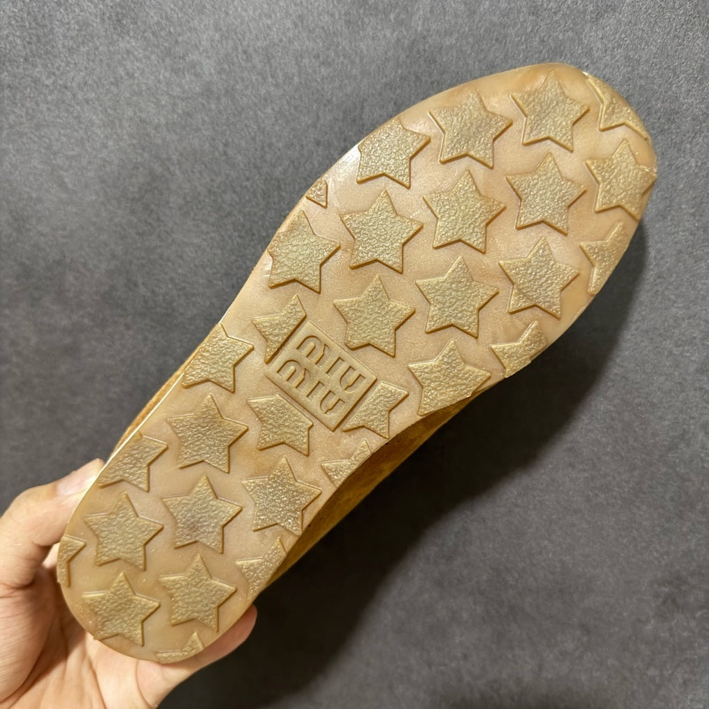 Miu Miu Plume Suede Sneakers