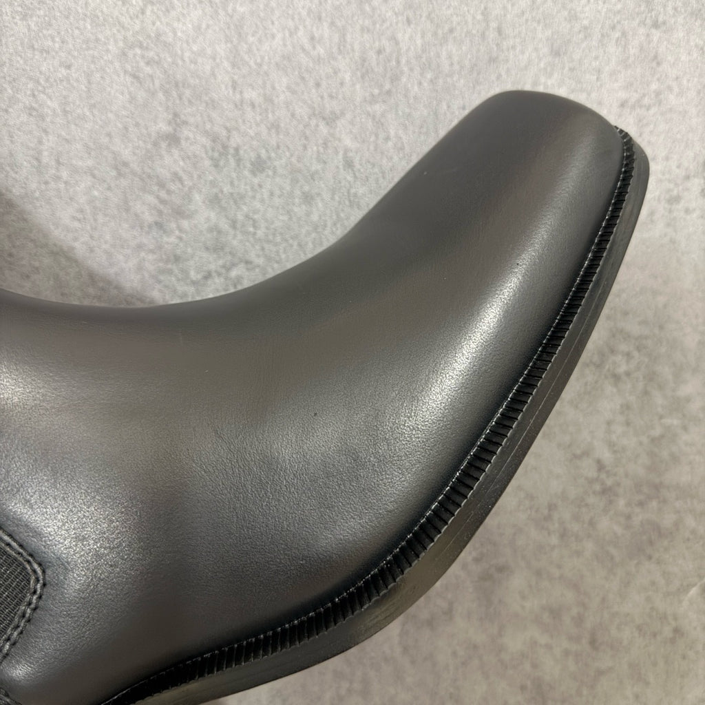 Balenciaga Concorde Chelsea in Black Shiny Calfskin