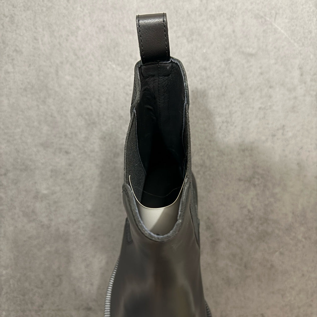 Balenciaga Concorde Chelsea in Black Shiny Calfskin