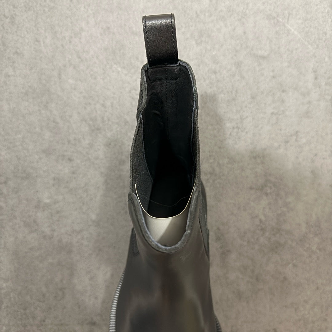 Balenciaga Concorde Chelsea in Black Shiny Calfskin