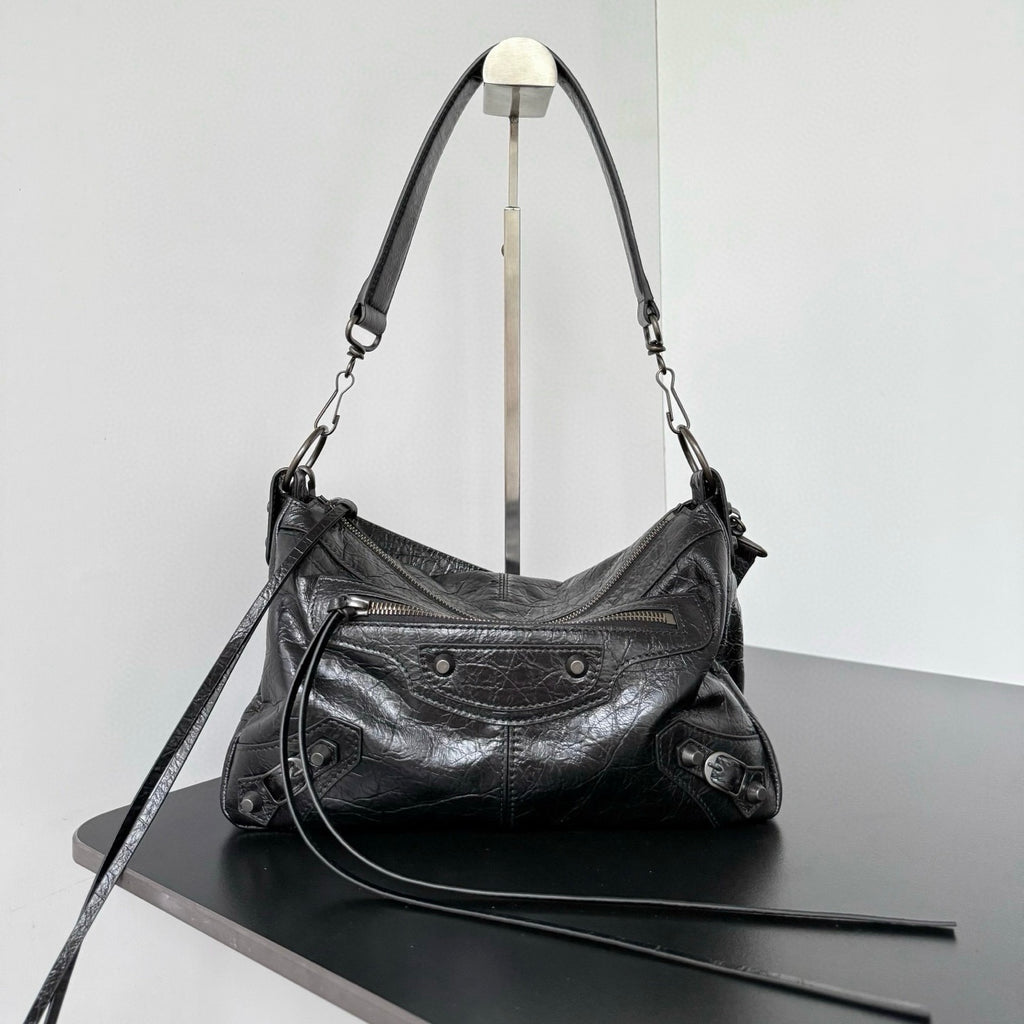 Balenciaga Le City Moto Small In Lambskin