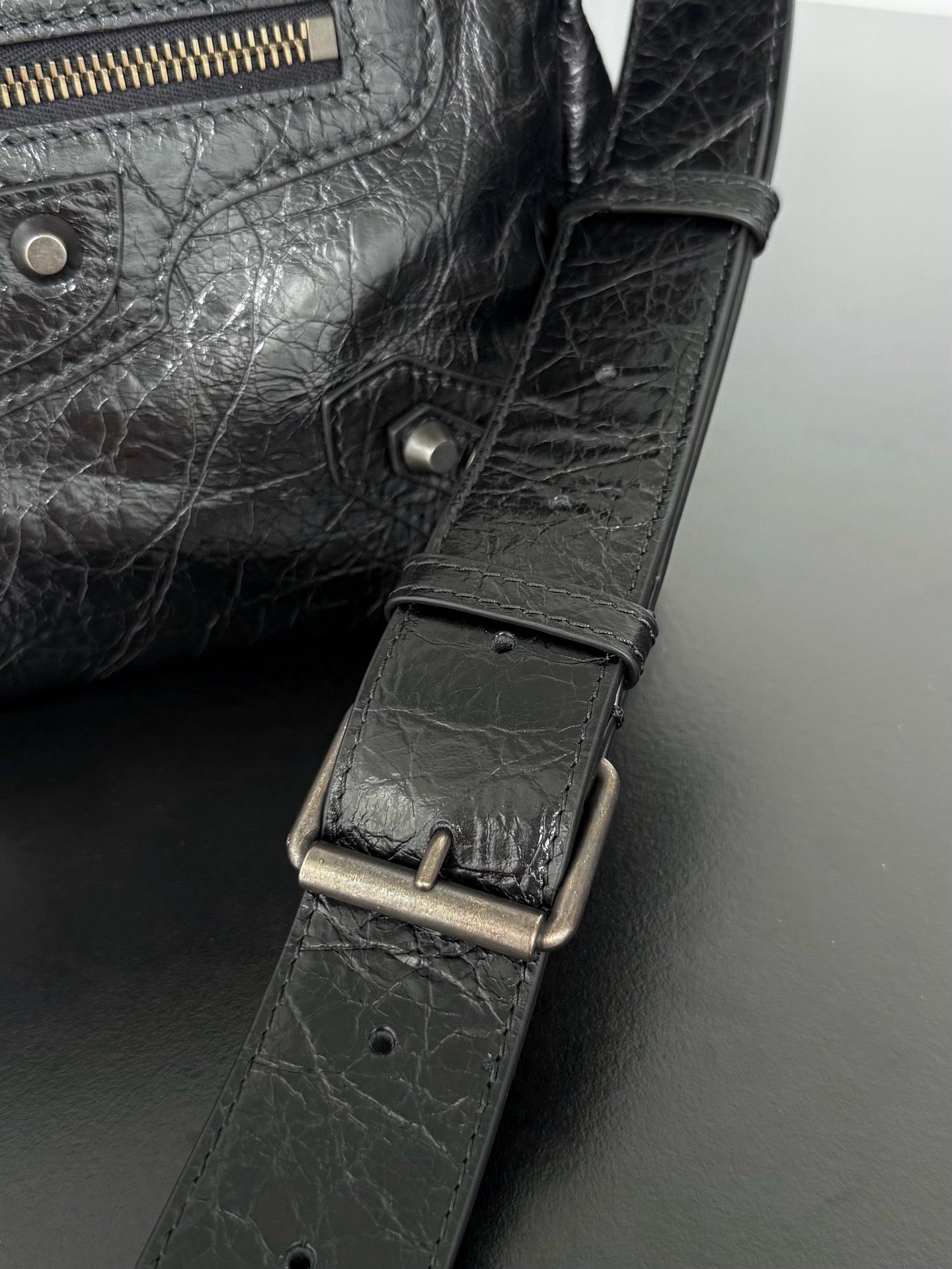 Balenciaga Le City Moto Small In Lambskin