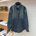 Gucci GG Cotton Denim Jacquard Shirt
