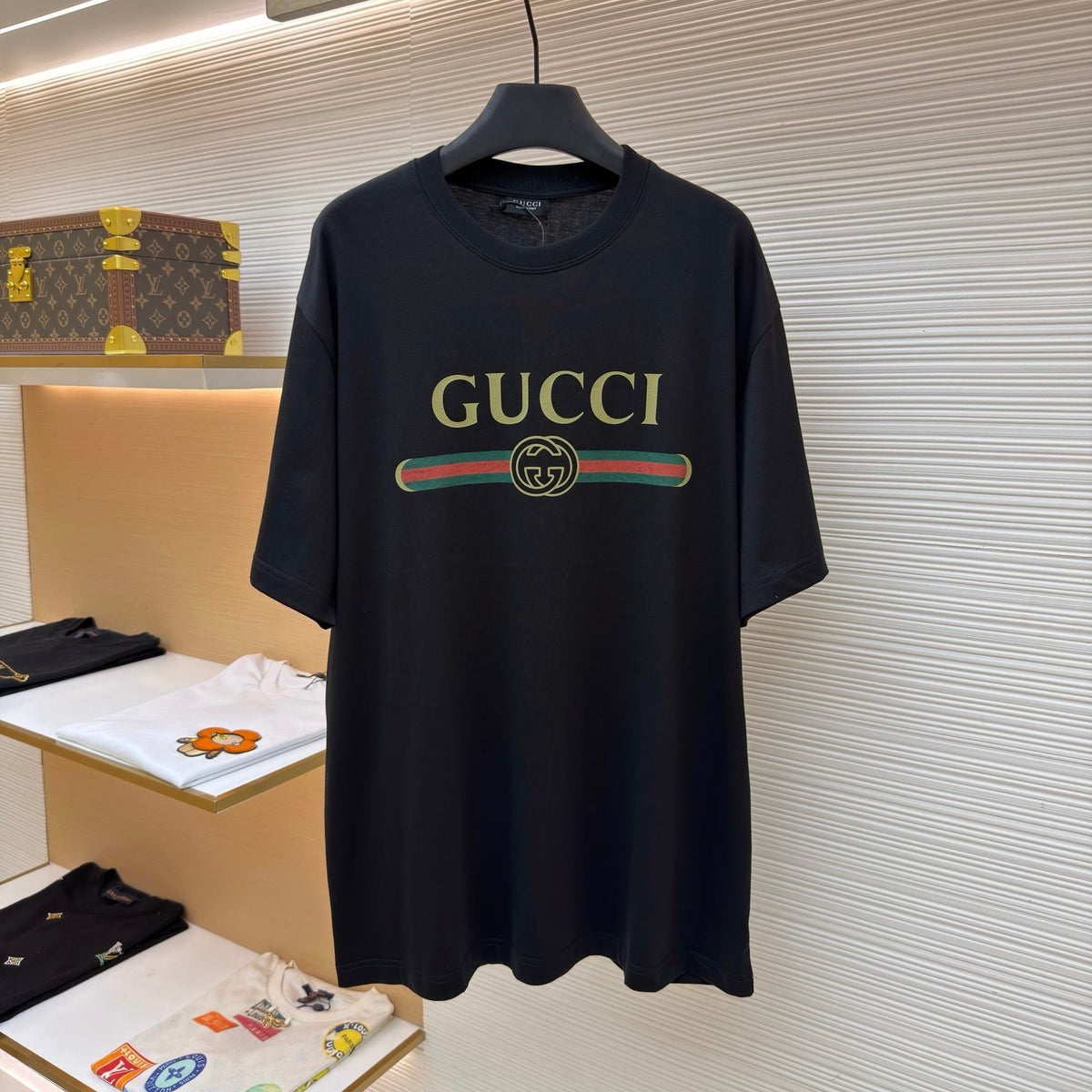 Gucci Silk Blend Jersey T-Shirt With Print