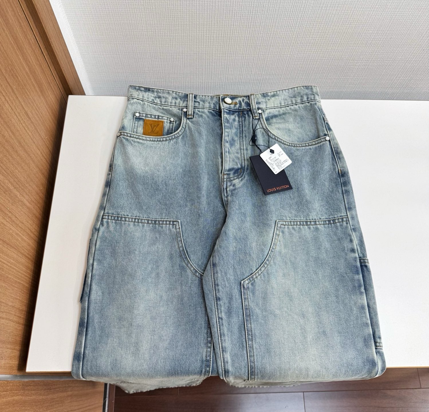 LV 1AJBKO Denim Carpenter Trousers