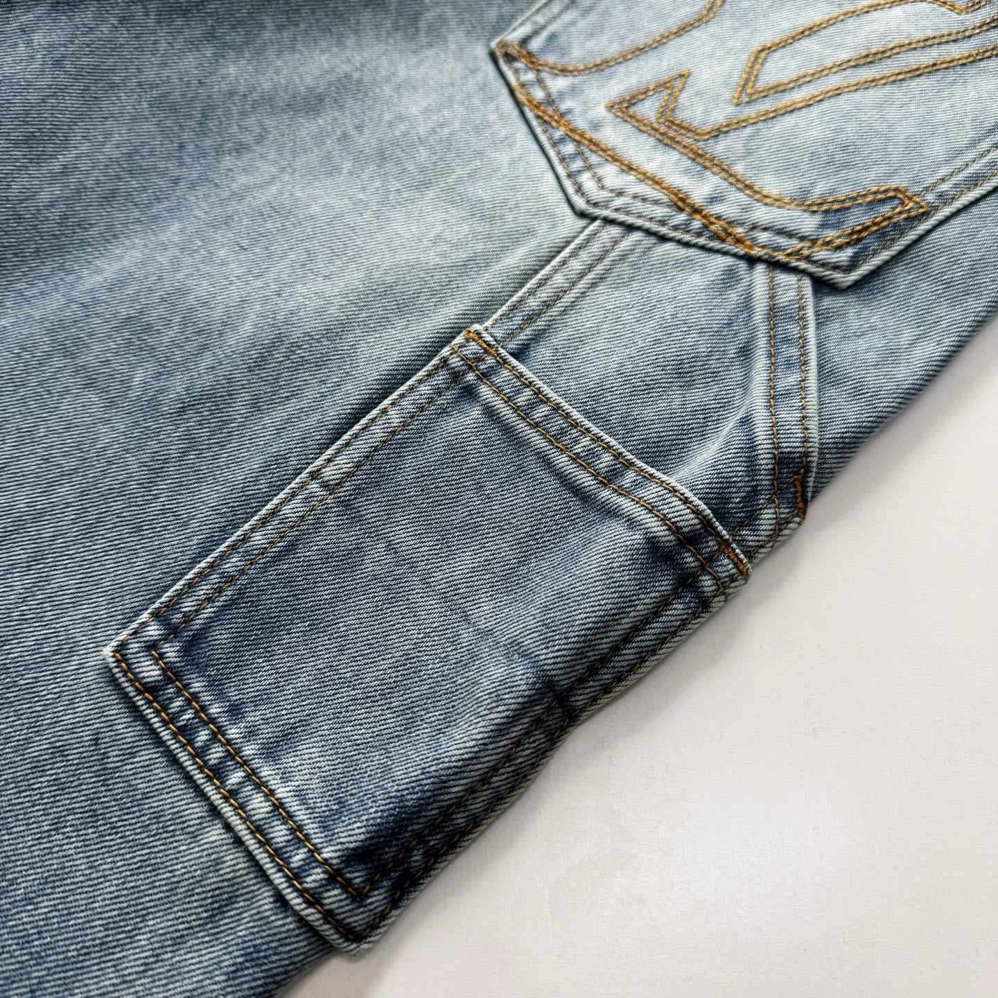LV 1AJBKO Denim Carpenter Trousers