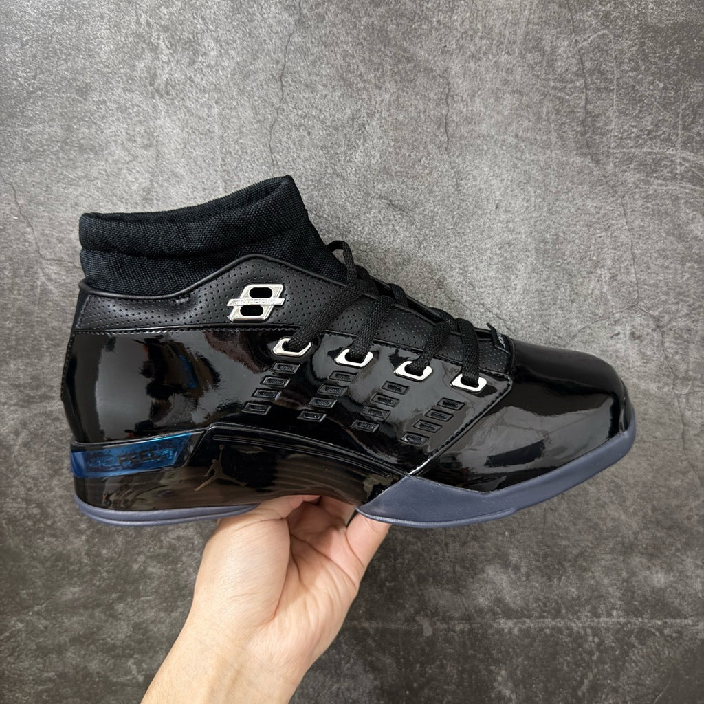 Jordan 17 Low Black Patent IV7640-001