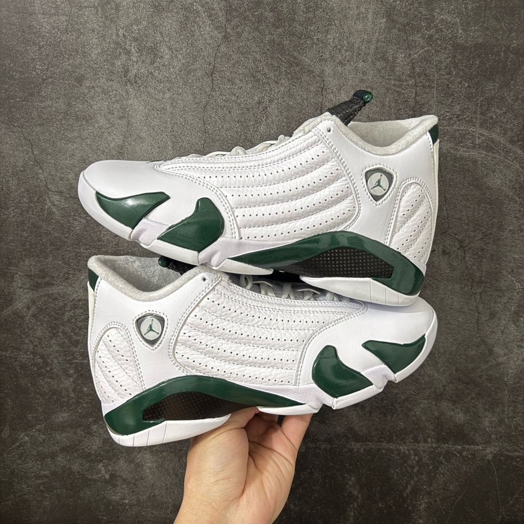 Jordan 14 White Forest Green 311832-131