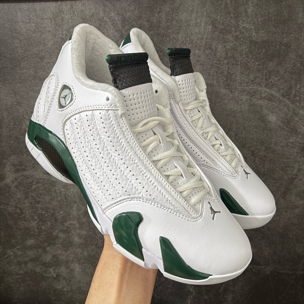Jordan 14 White Forest Green 311832-131