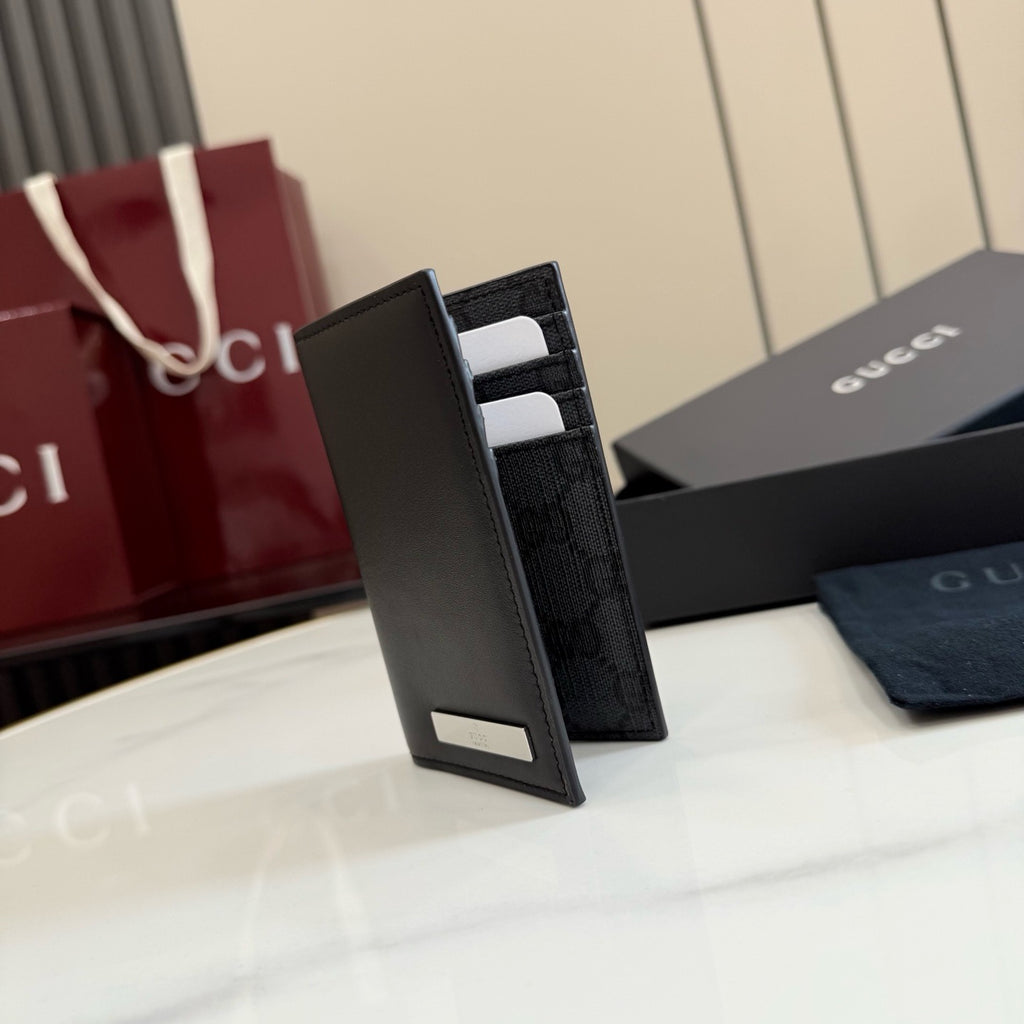 Gucci Card Case With Metal Tag