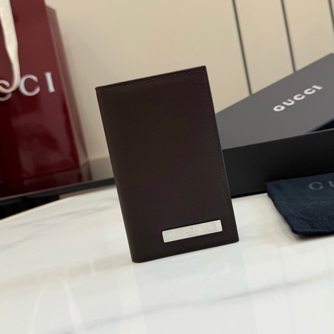 Gucci Card Case With Metal Tag