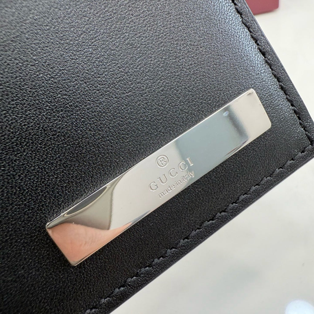 Gucci Card Case With Metal Tag
