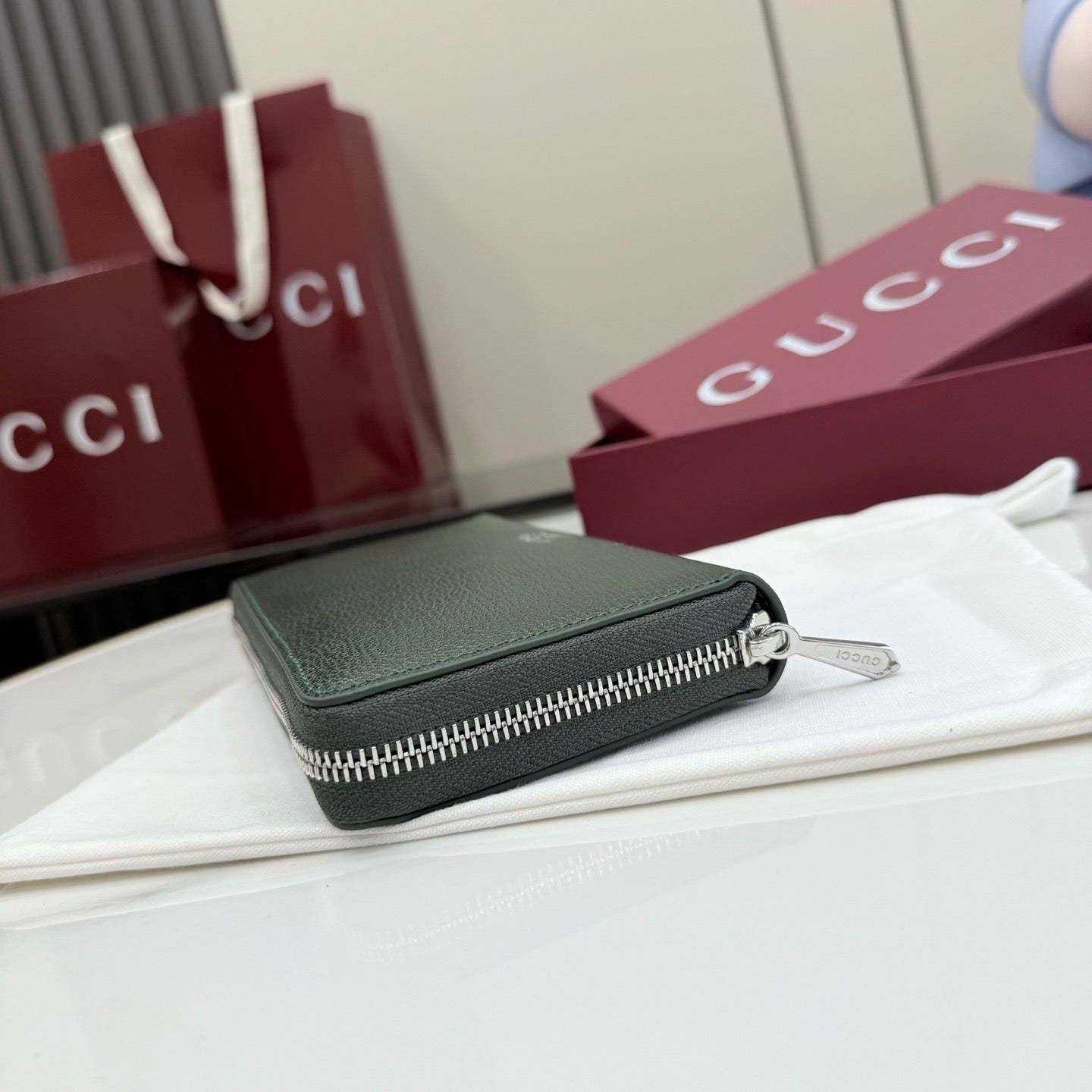 Gucci Lira Zip Around Wallet