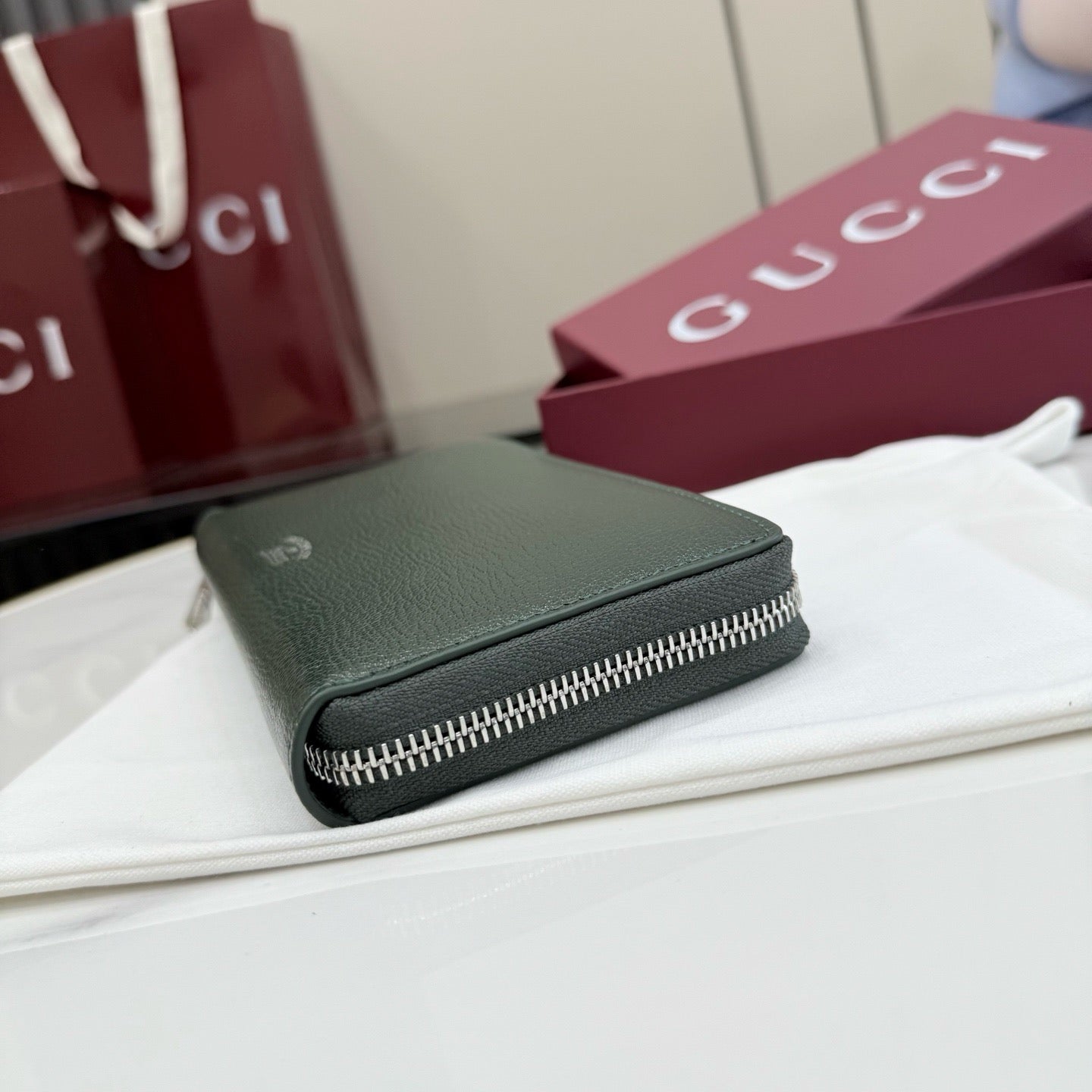 Gucci Lira Zip Around Wallet