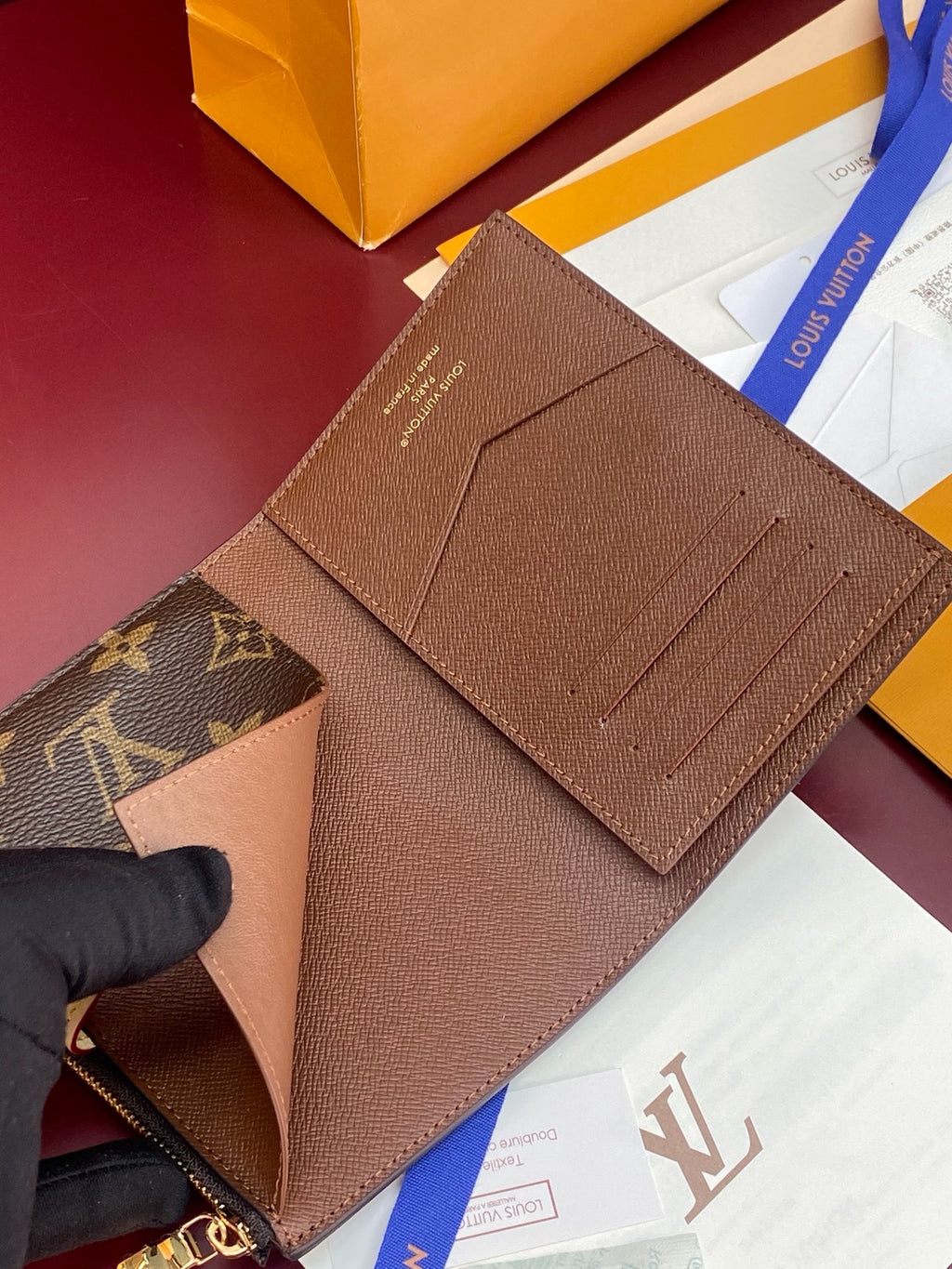 LV Locked Passport Cover M29550