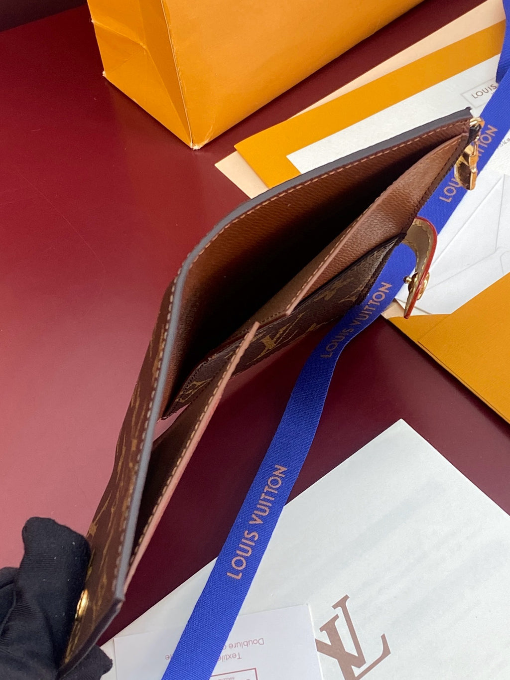 LV Locked Passport Cover M29550