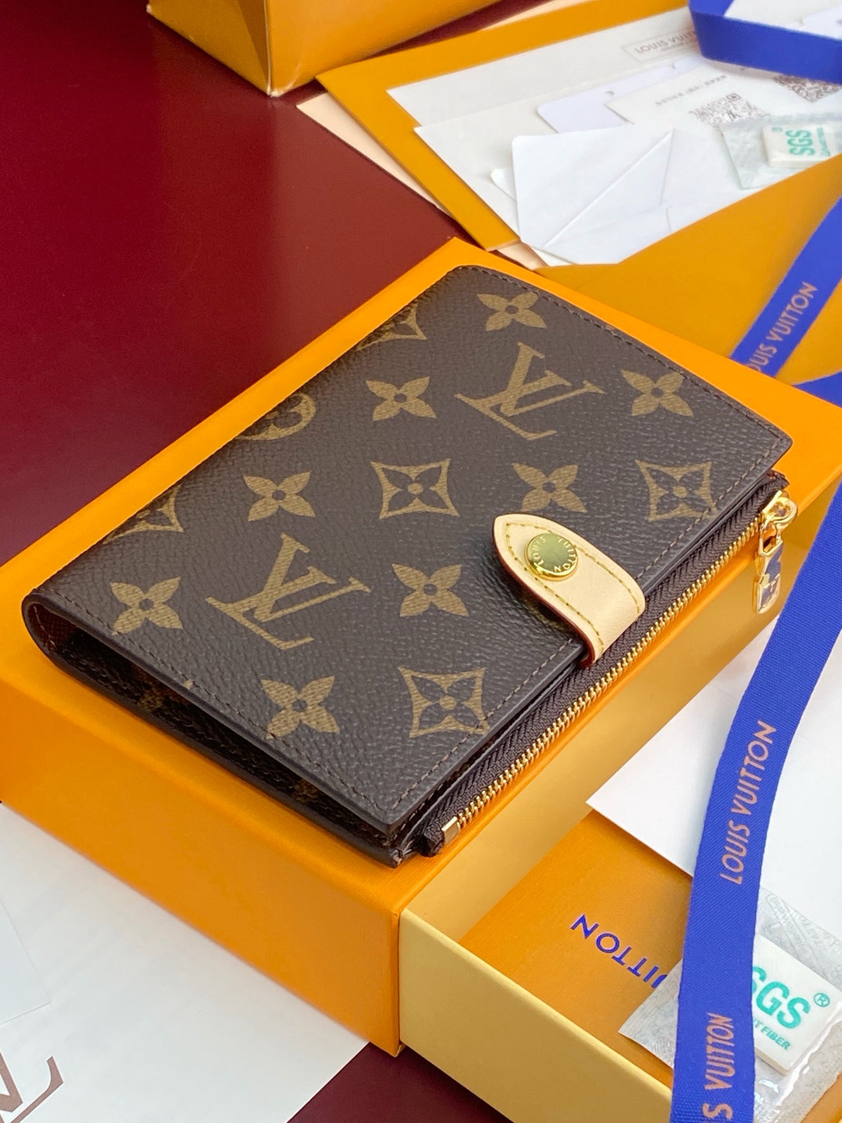 LV Locked Passport Cover M29550