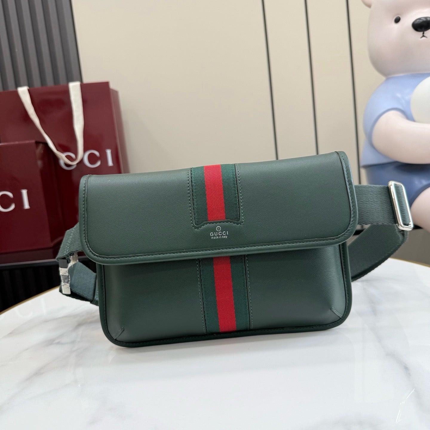 Gucci Web Trademark Small Belt Bag