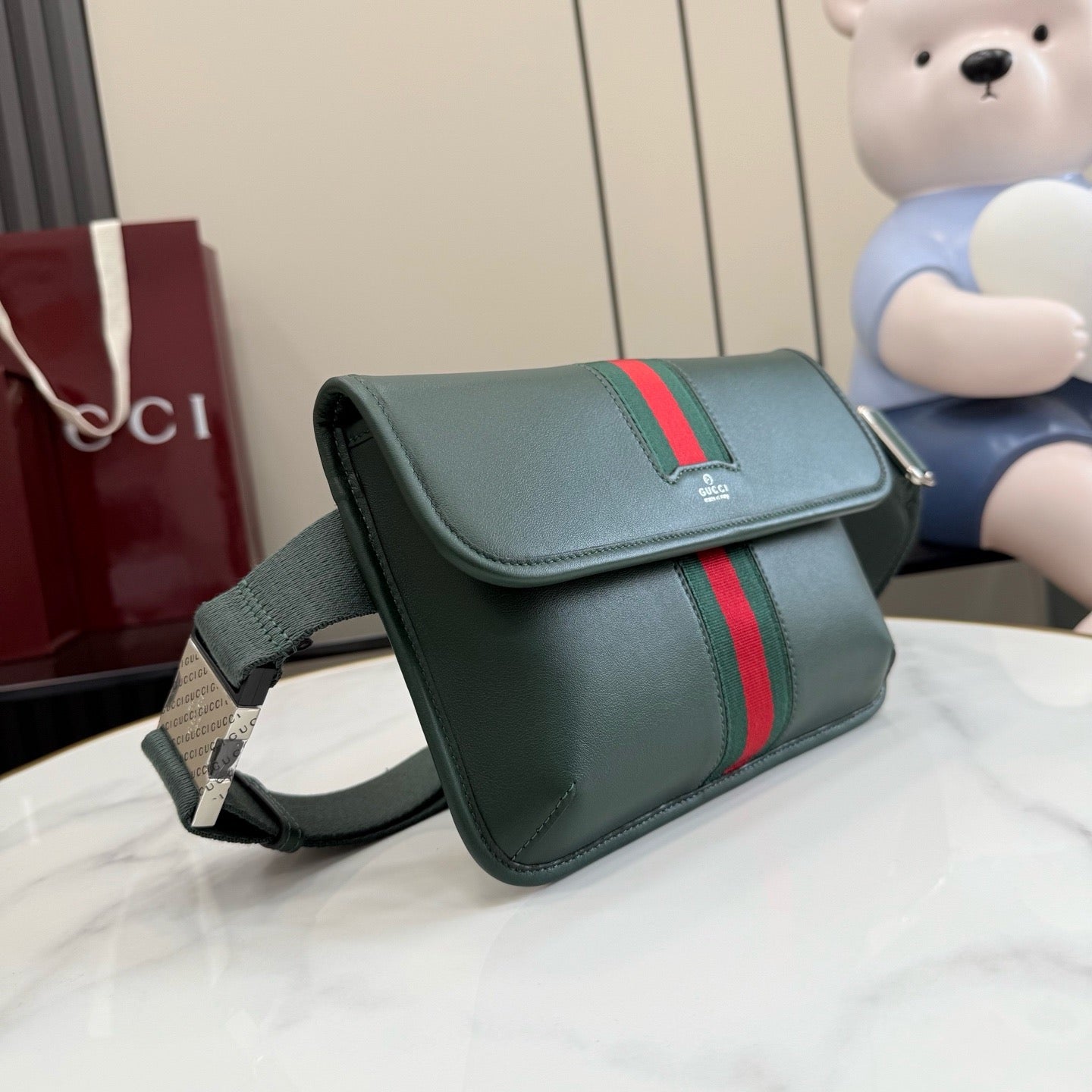 Gucci Web Trademark Small Belt Bag