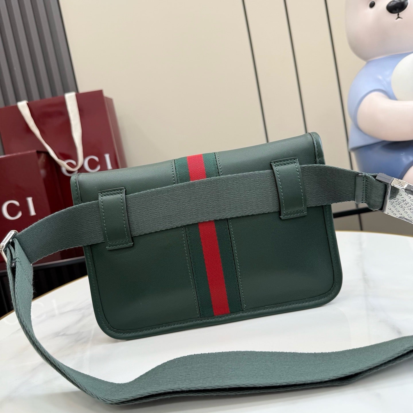 Gucci Web Trademark Small Belt Bag