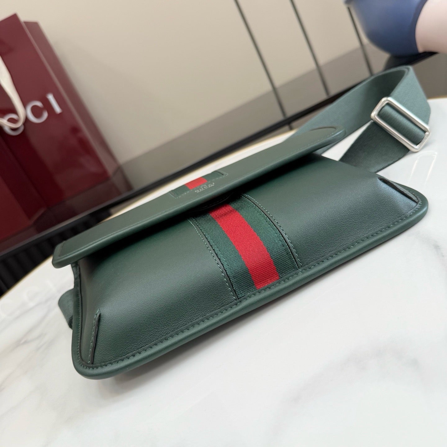 Gucci Web Trademark Small Belt Bag
