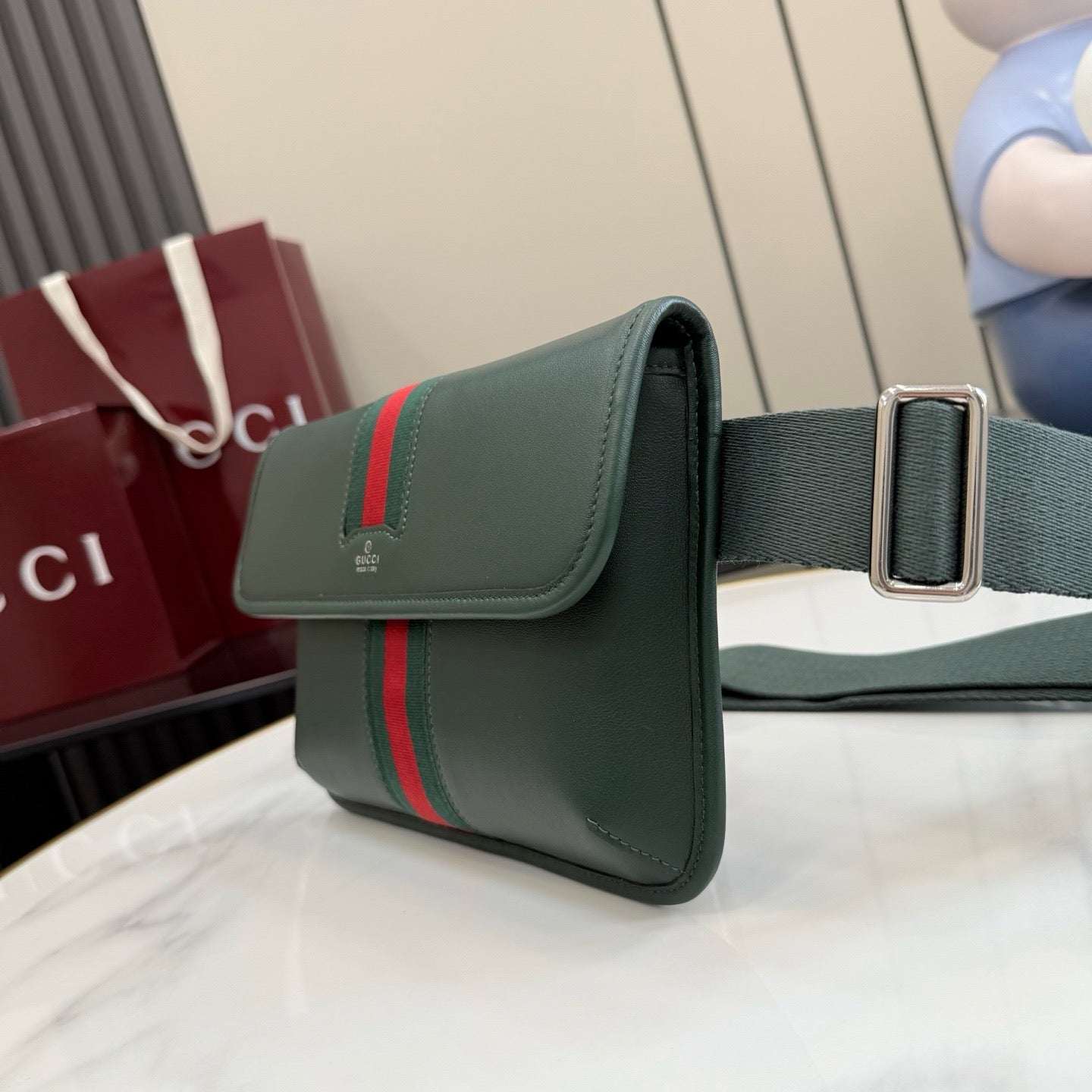 Gucci Web Trademark Small Belt Bag