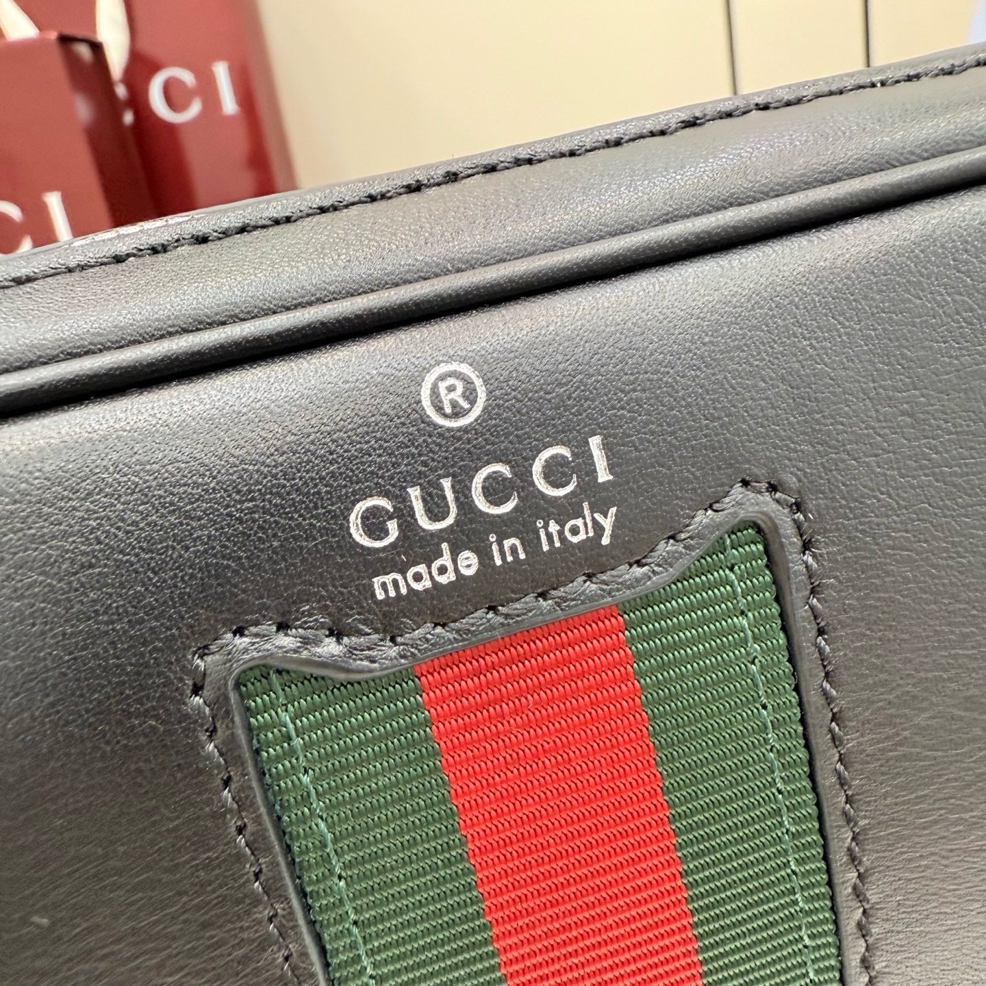 Gucci Web Trademark Small Crossbody Bag