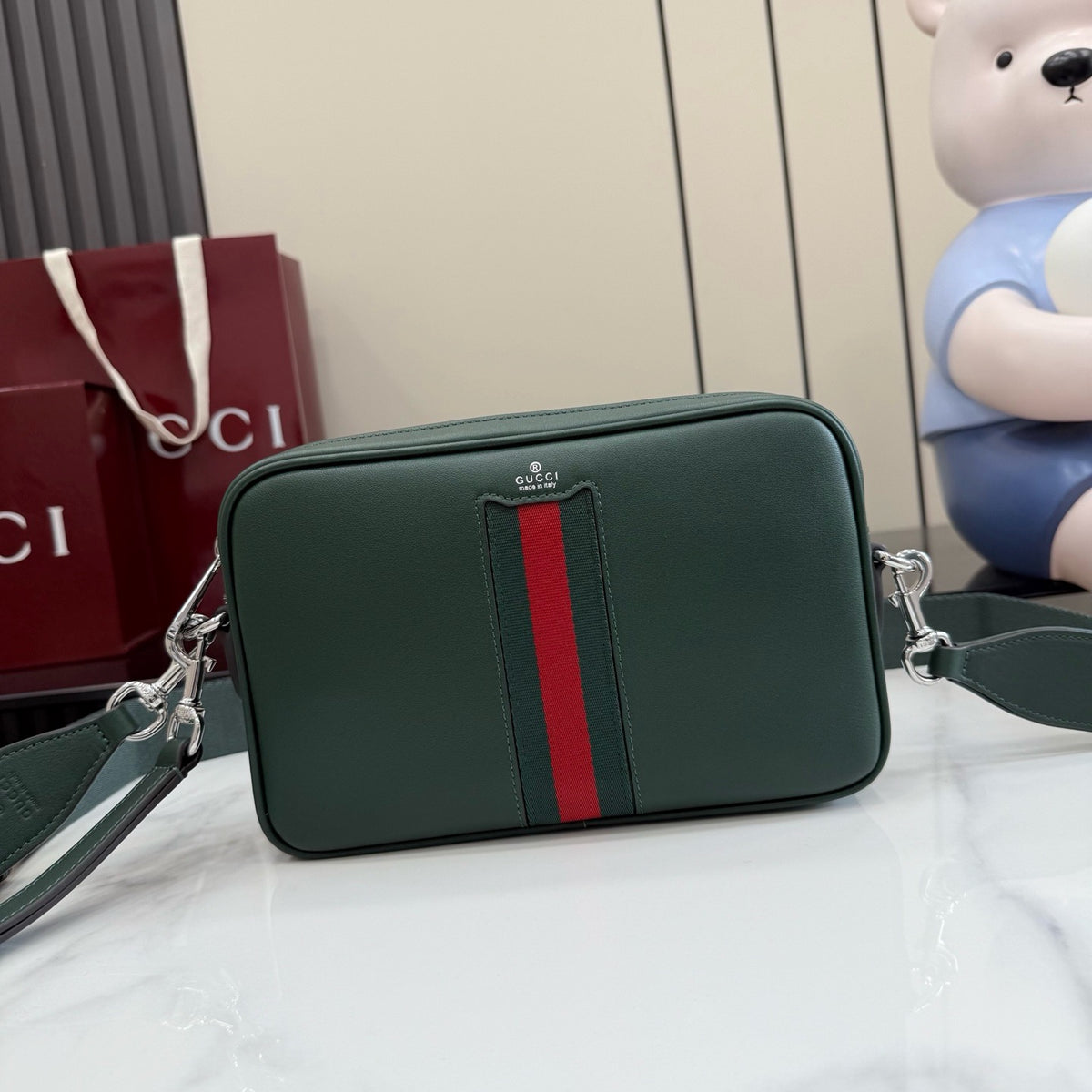 Gucci Web Trademark Small Crossbody Bag