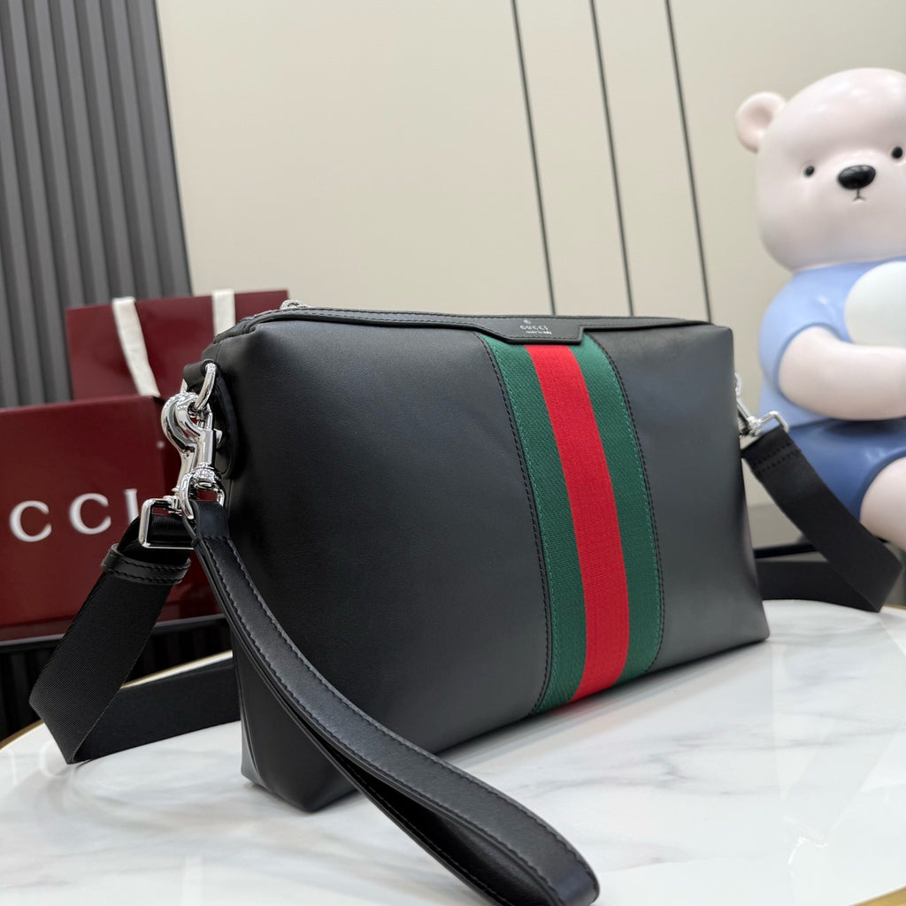 Gucci Mega Web Trademark Medium Crossbody Bag