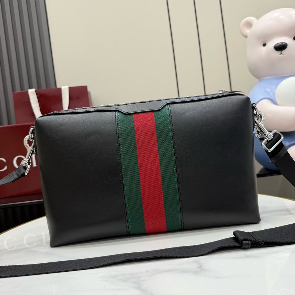 Gucci Mega Web Trademark Medium Crossbody Bag