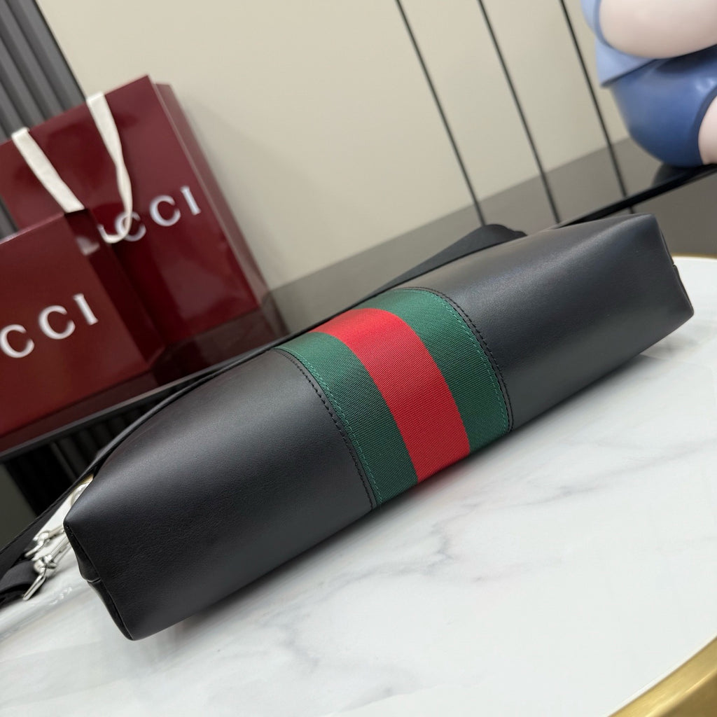Gucci Mega Web Trademark Medium Crossbody Bag