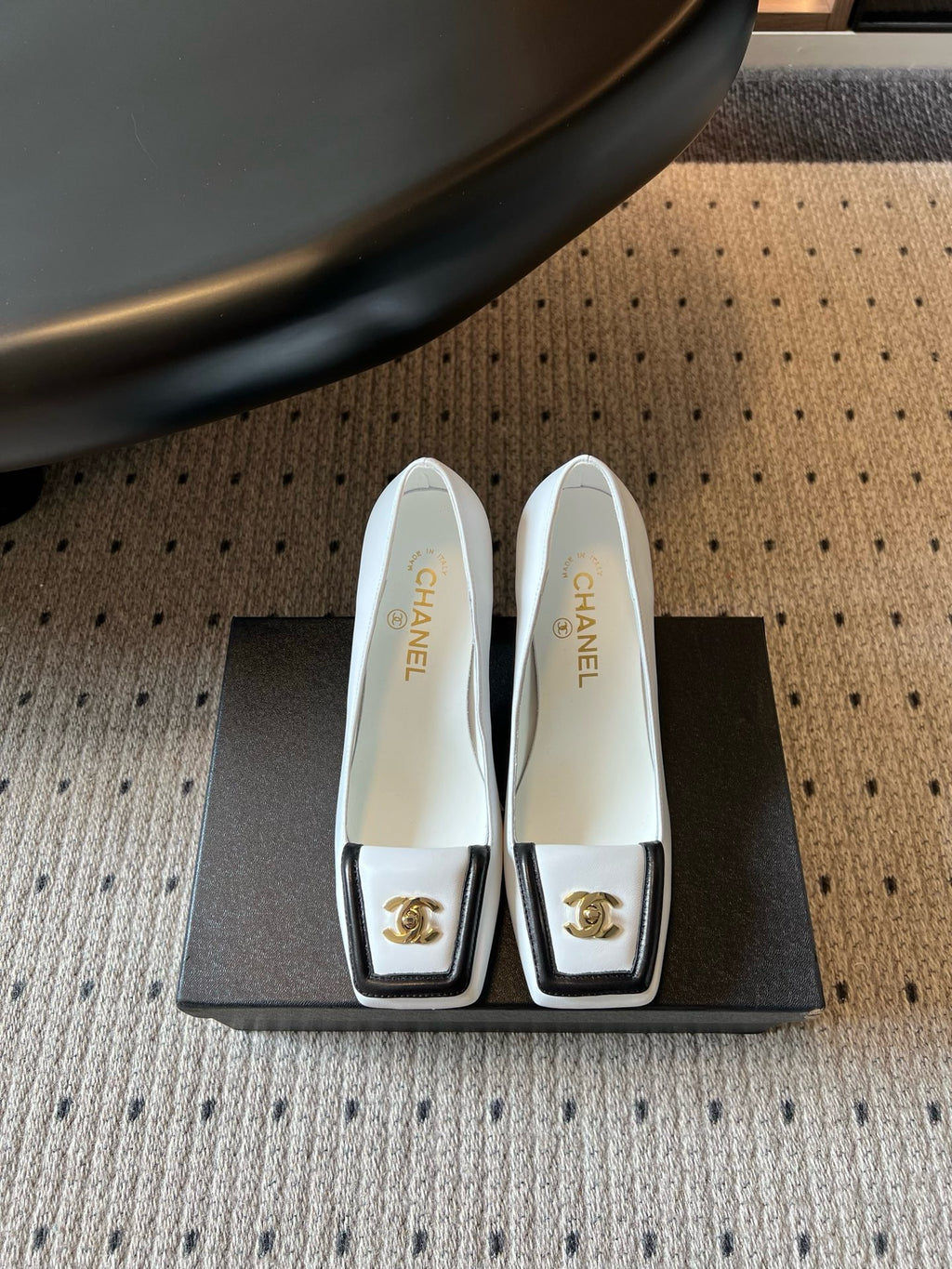 Chanel High Heels in Lamb