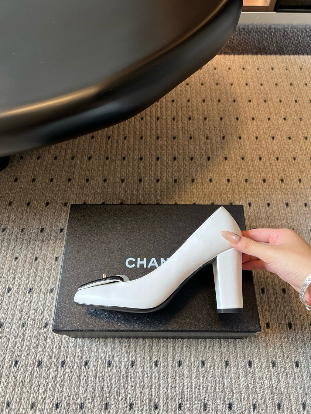 Chanel High Heels in Lamb