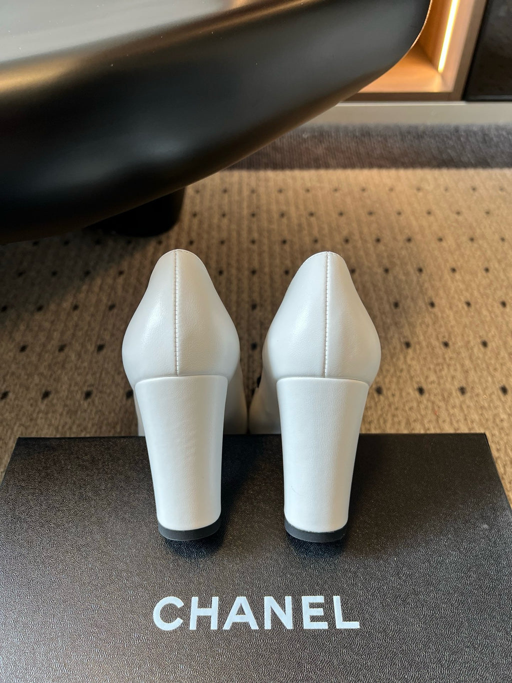 Chanel High Heels in Lamb