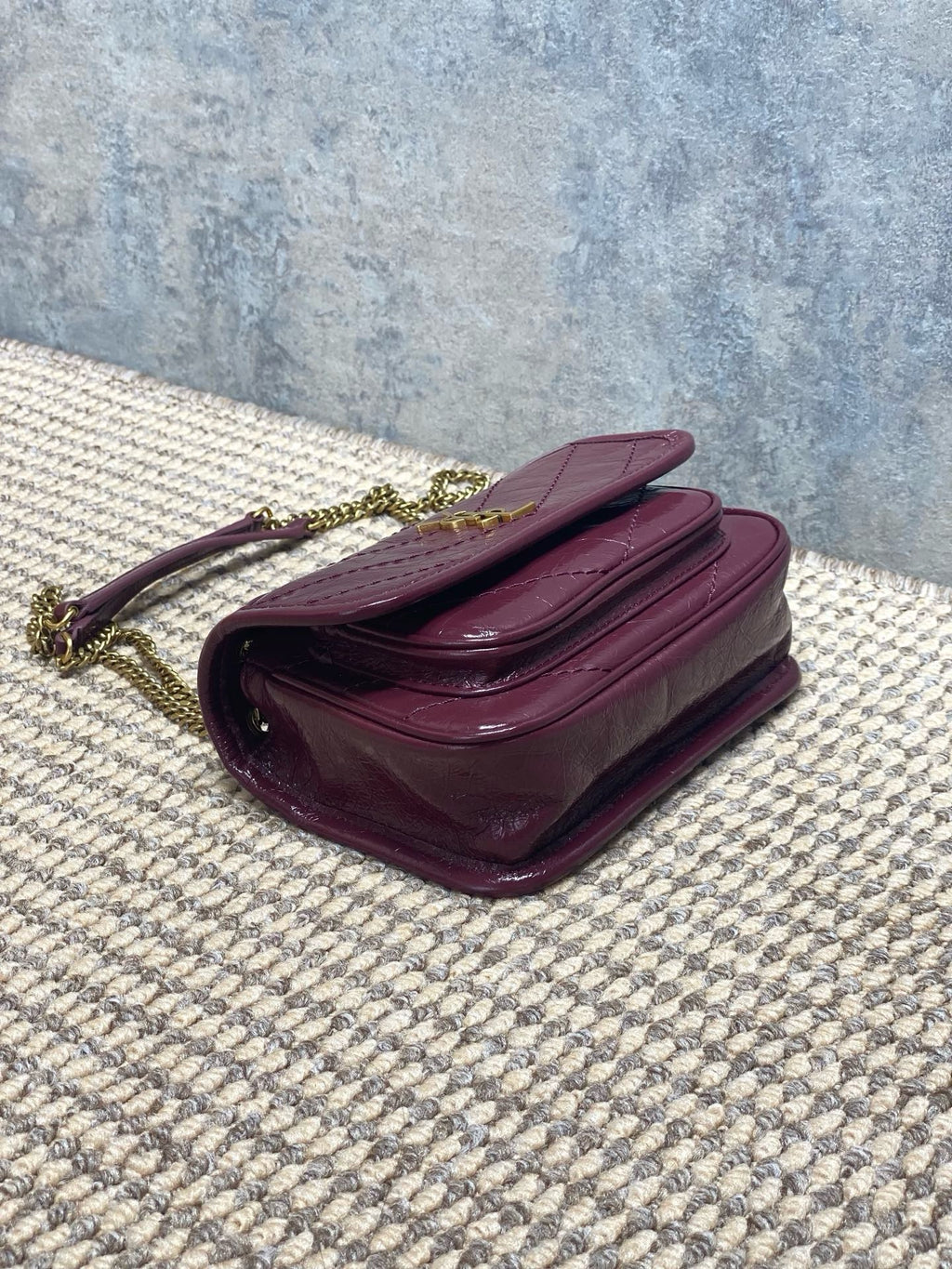 Saint Laurent Niki Mini In Vintage Leather
