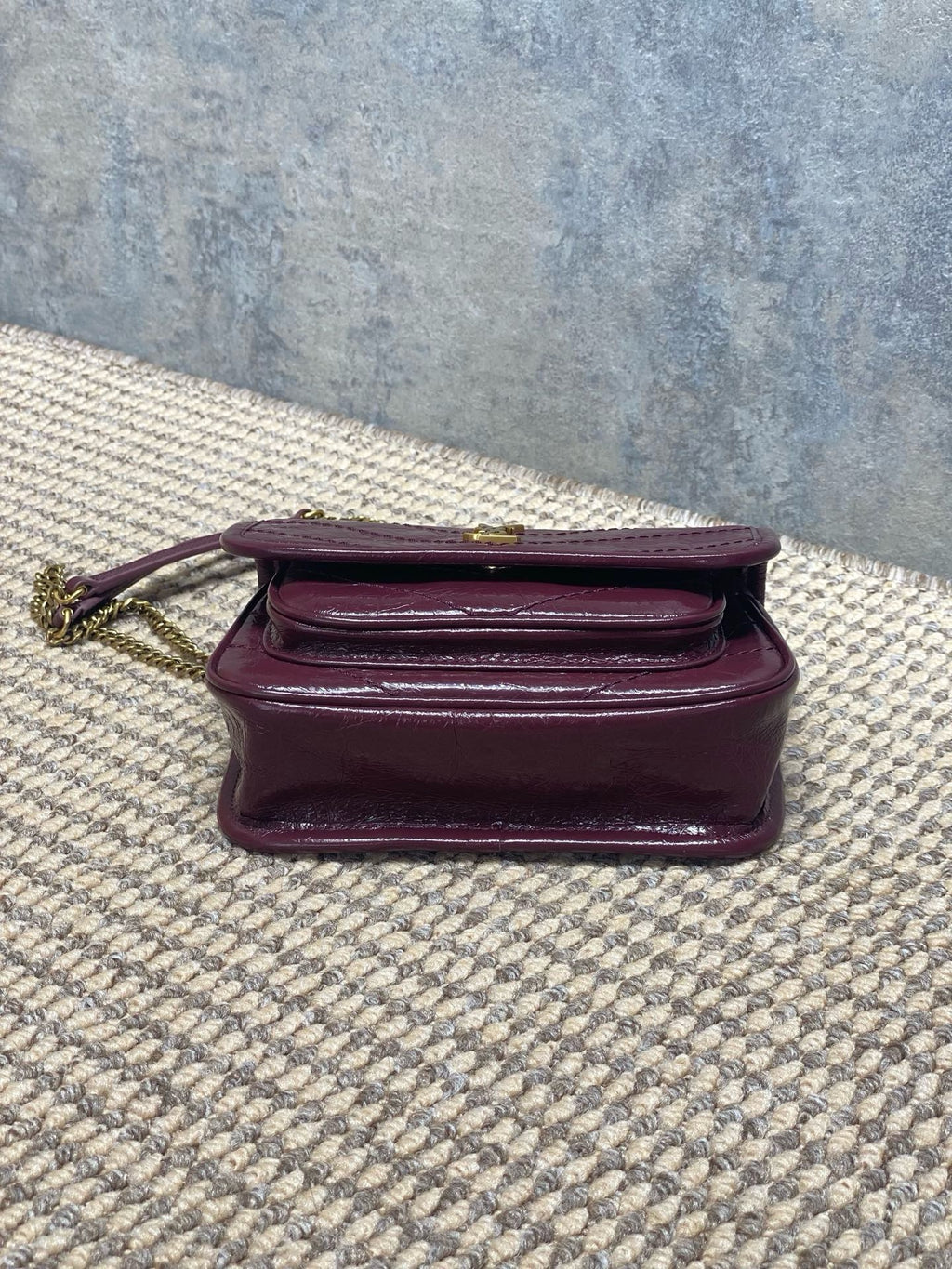 Saint Laurent Niki Mini In Vintage Leather