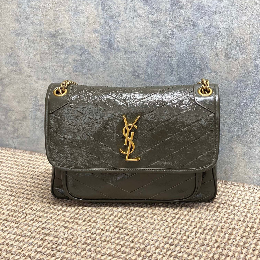 Saint Laurent Niki Medium In Vintage Leather