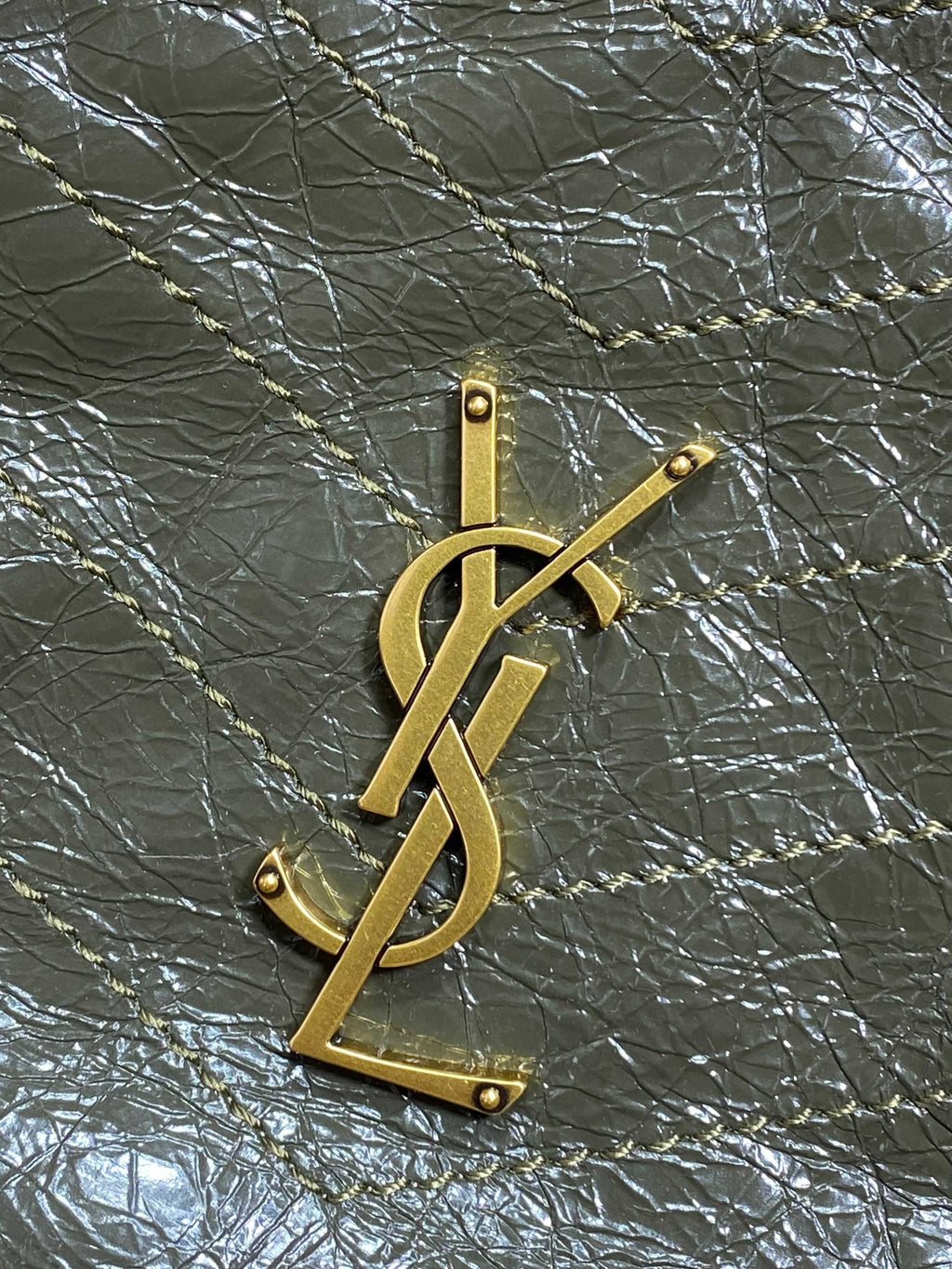 Saint Laurent Niki Shopping In Vintage Leather