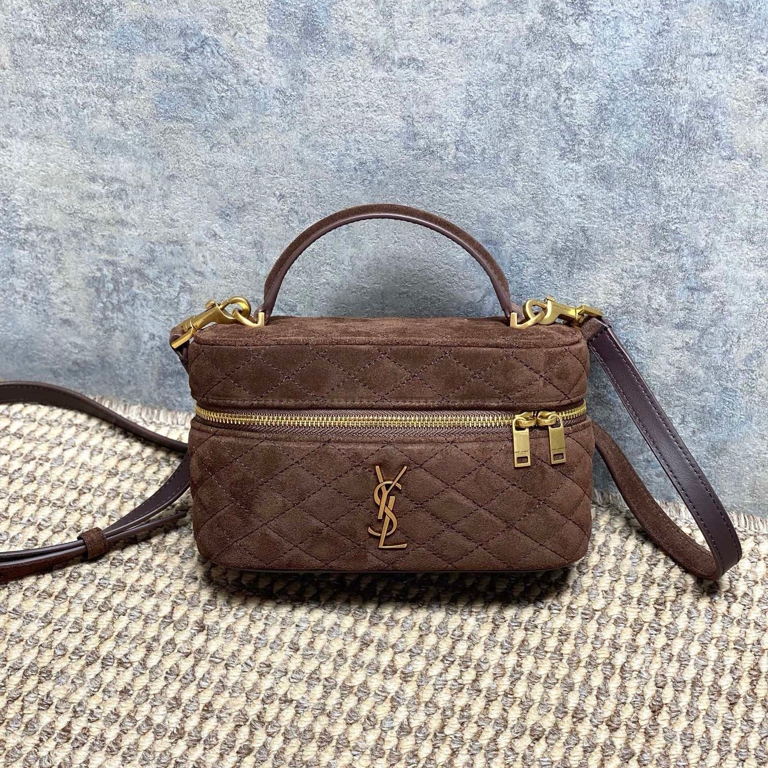Saint Laurent Gaby Vanity in Suede