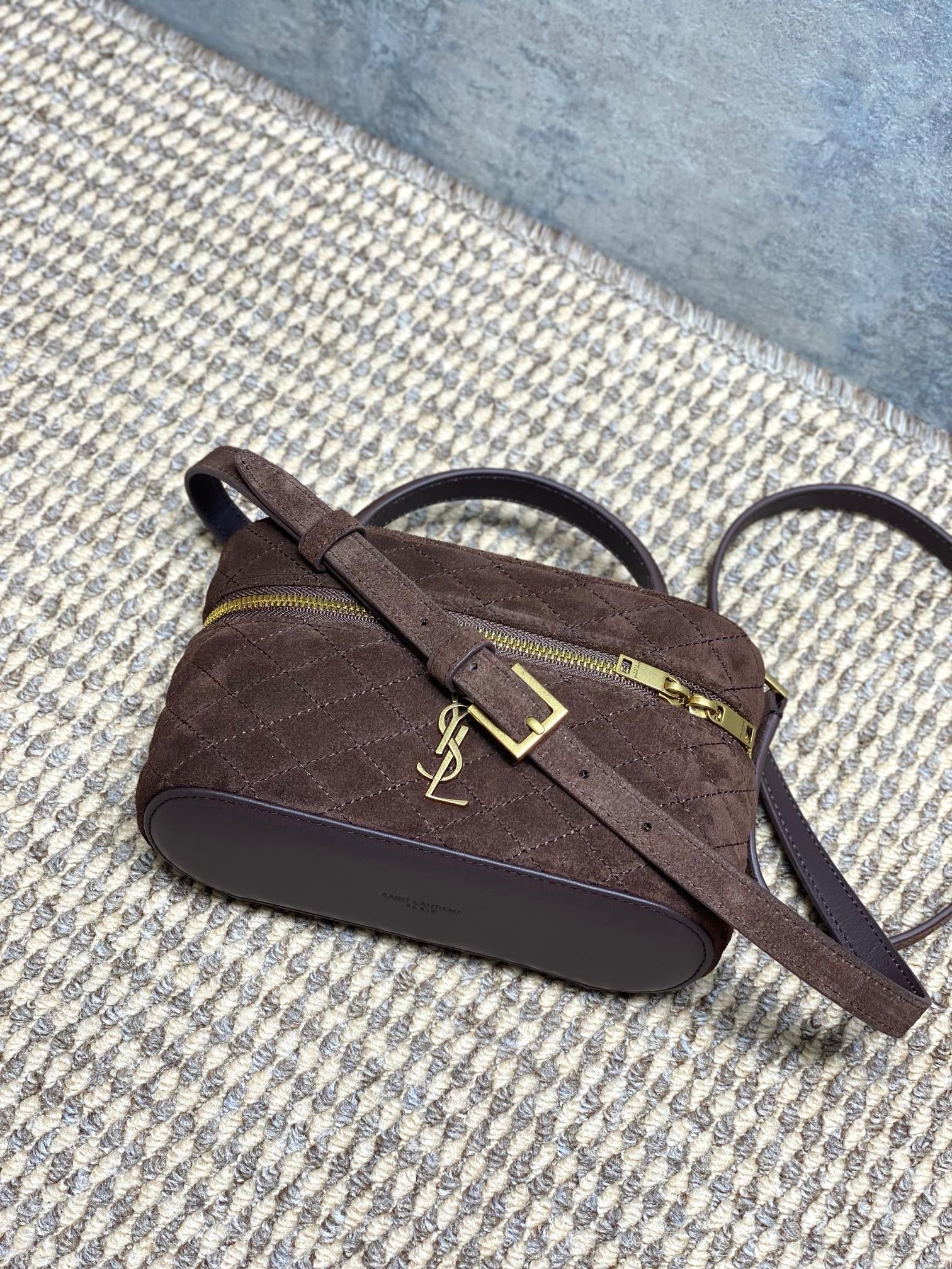 Saint Laurent Gaby Vanity in Suede