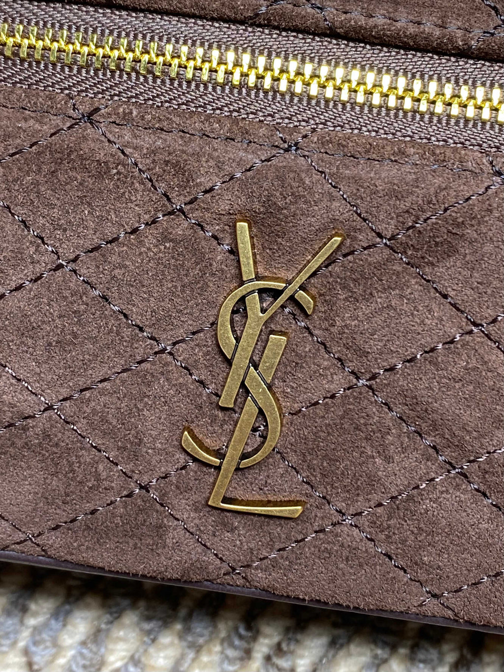 Saint Laurent Gaby Vanity in Suede