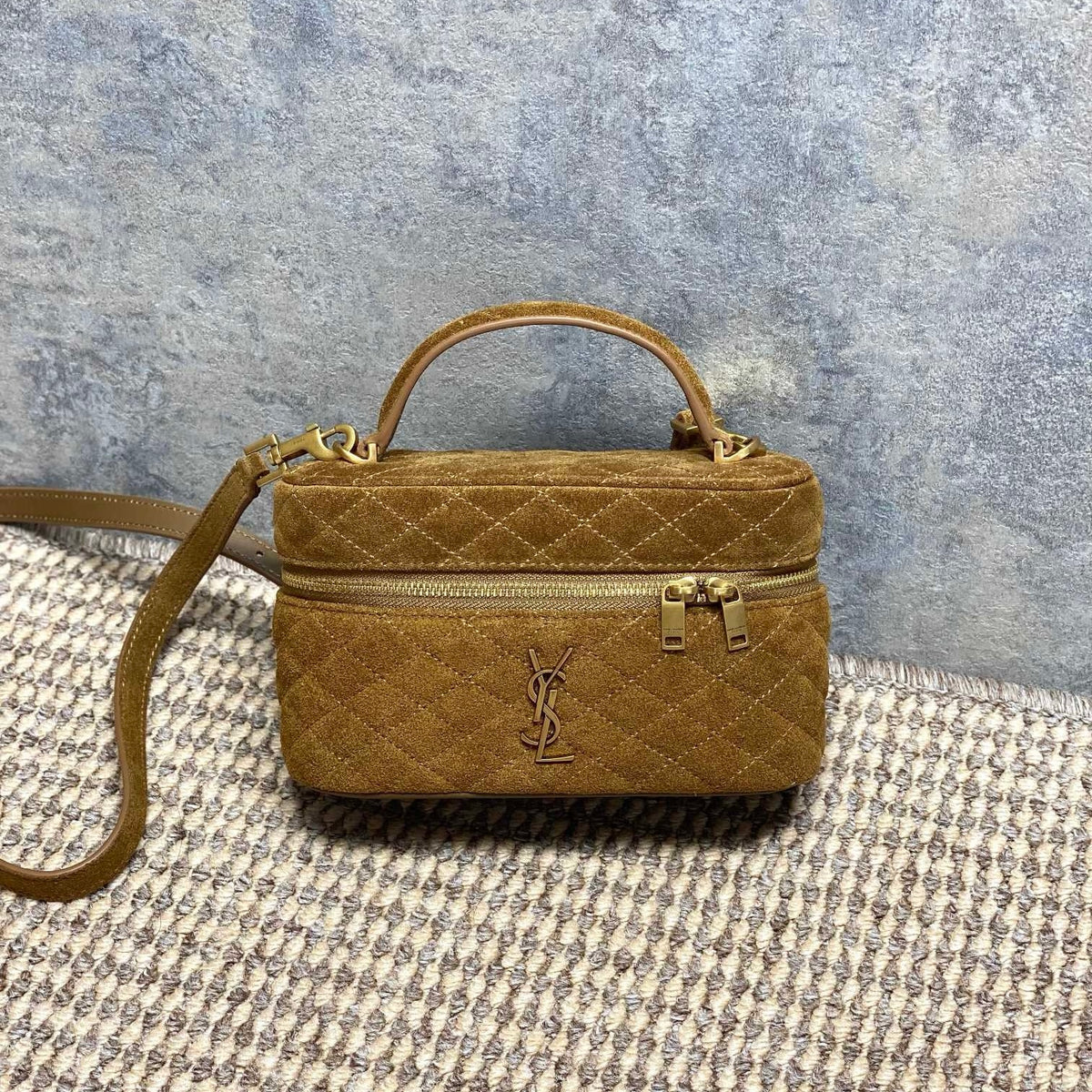 Saint Laurent Gaby Vanity in Suede