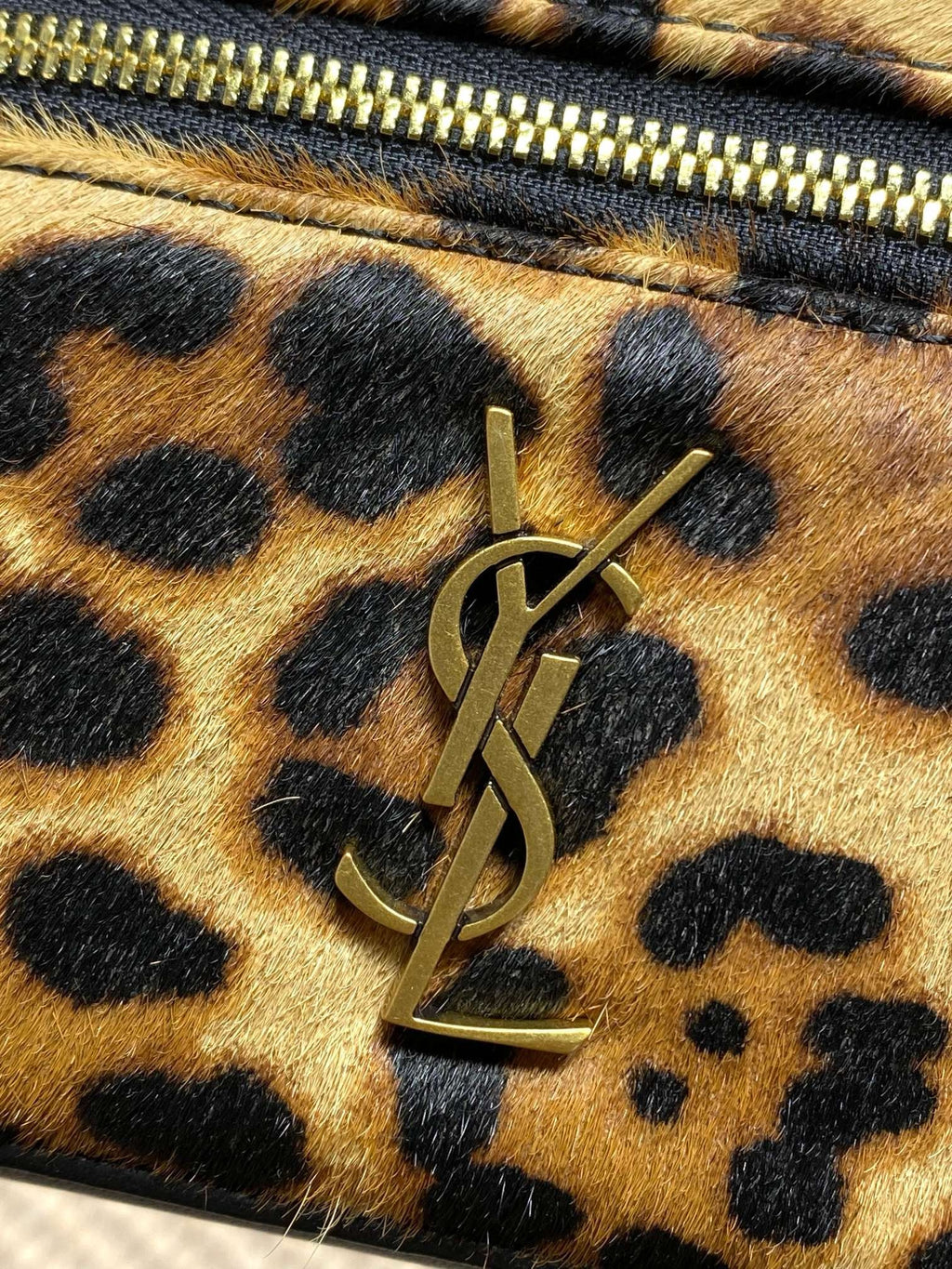 Saint Laurent Gaby Vanity In Pony Hair Leather
