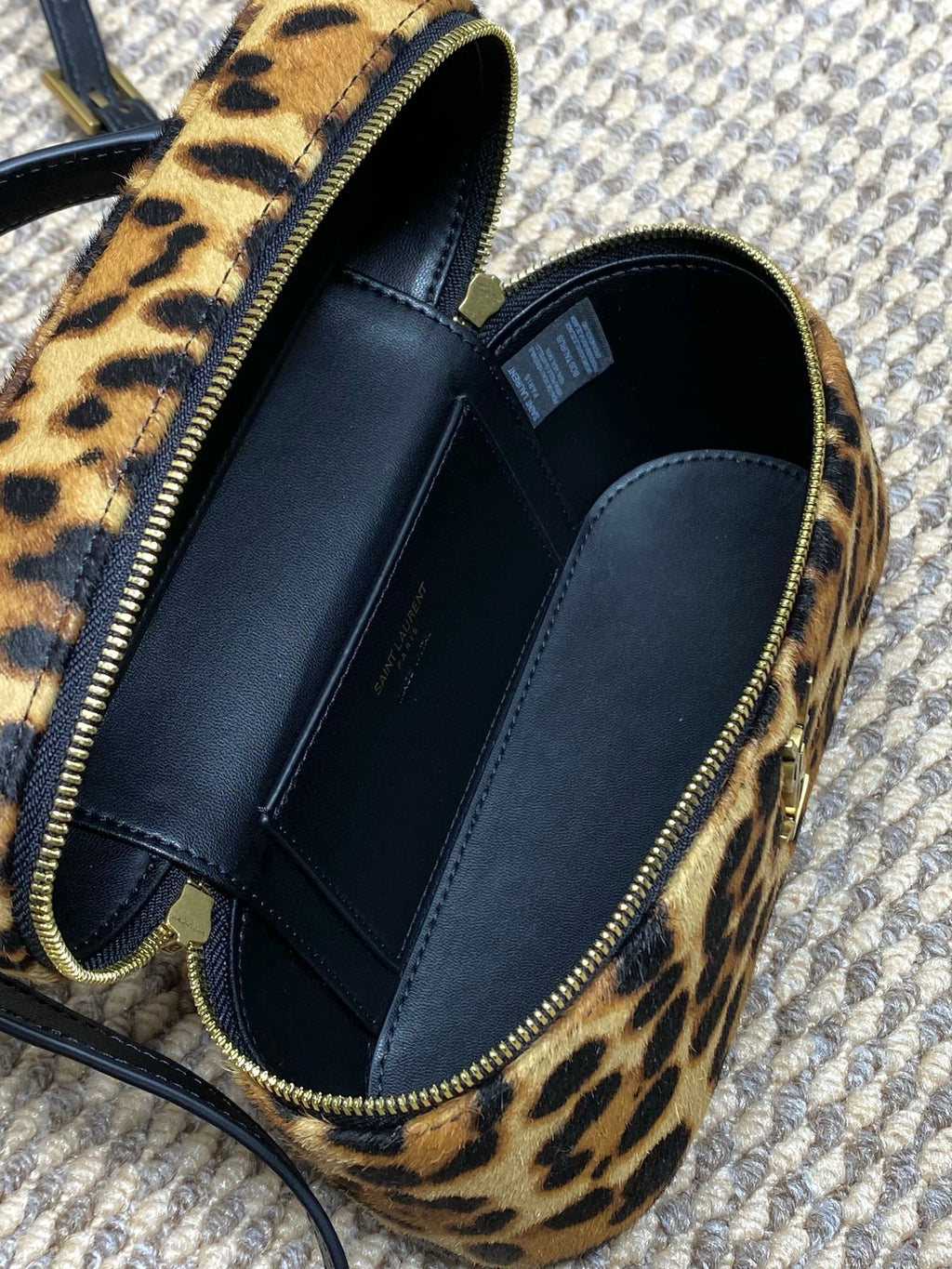 Saint Laurent Gaby Vanity In Pony Hair Leather