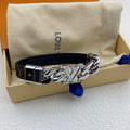 LV Leather Bracelet