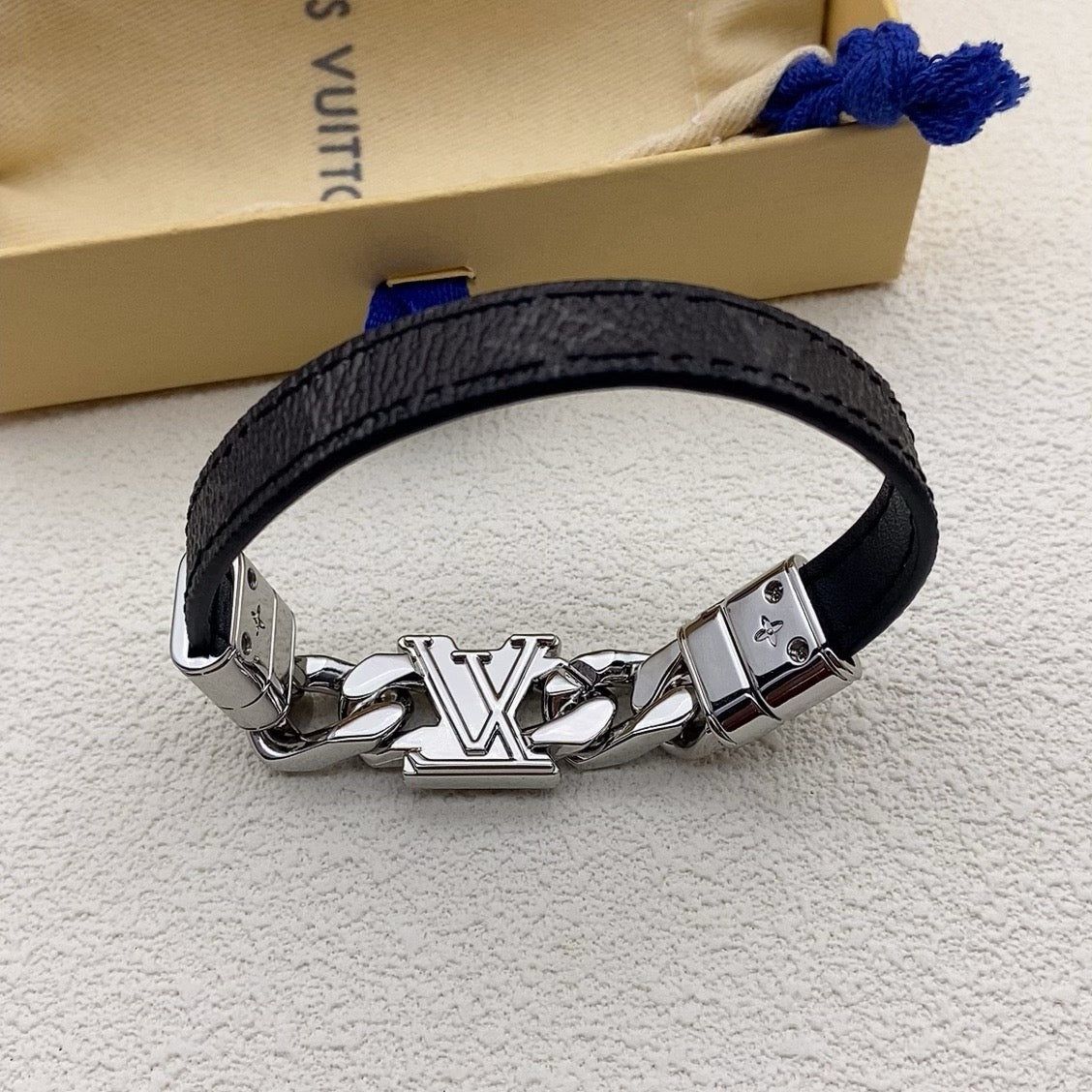LV Leather Bracelet