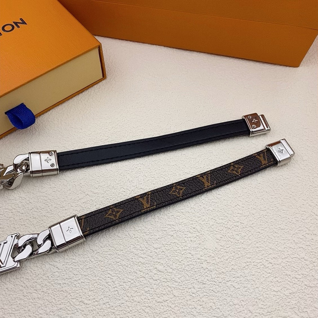 LV Leather Bracelet