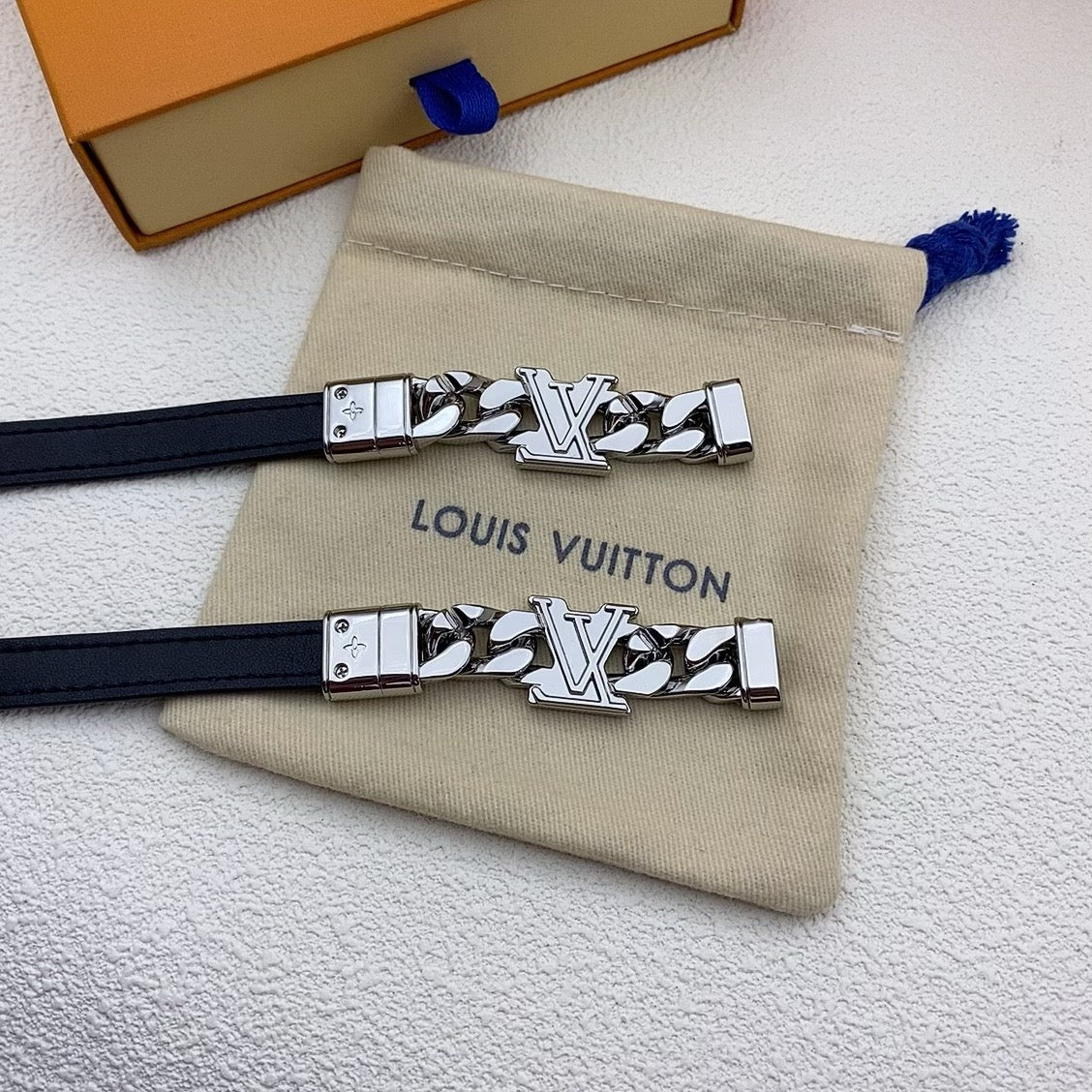 LV Leather Bracelet