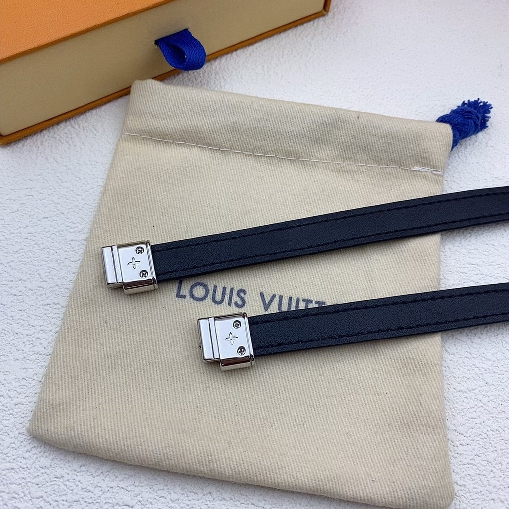 LV Leather Bracelet